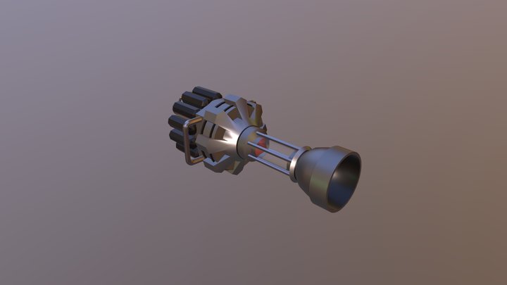 Pulse Cannon 3D Model