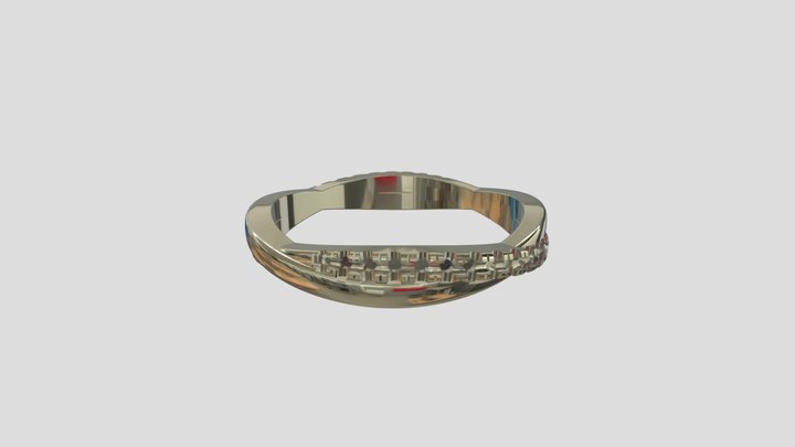 AHR031M goldring wedding engagement luxury – Free 3D Model STL
