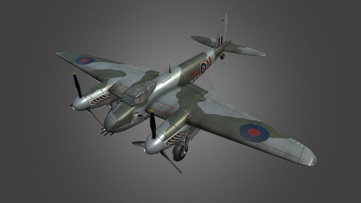 Mosquito FB Mk.VI 3D Model