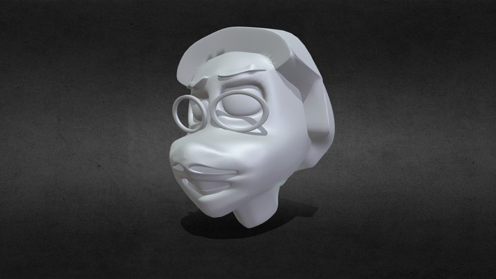 Professor Character 3D Model
