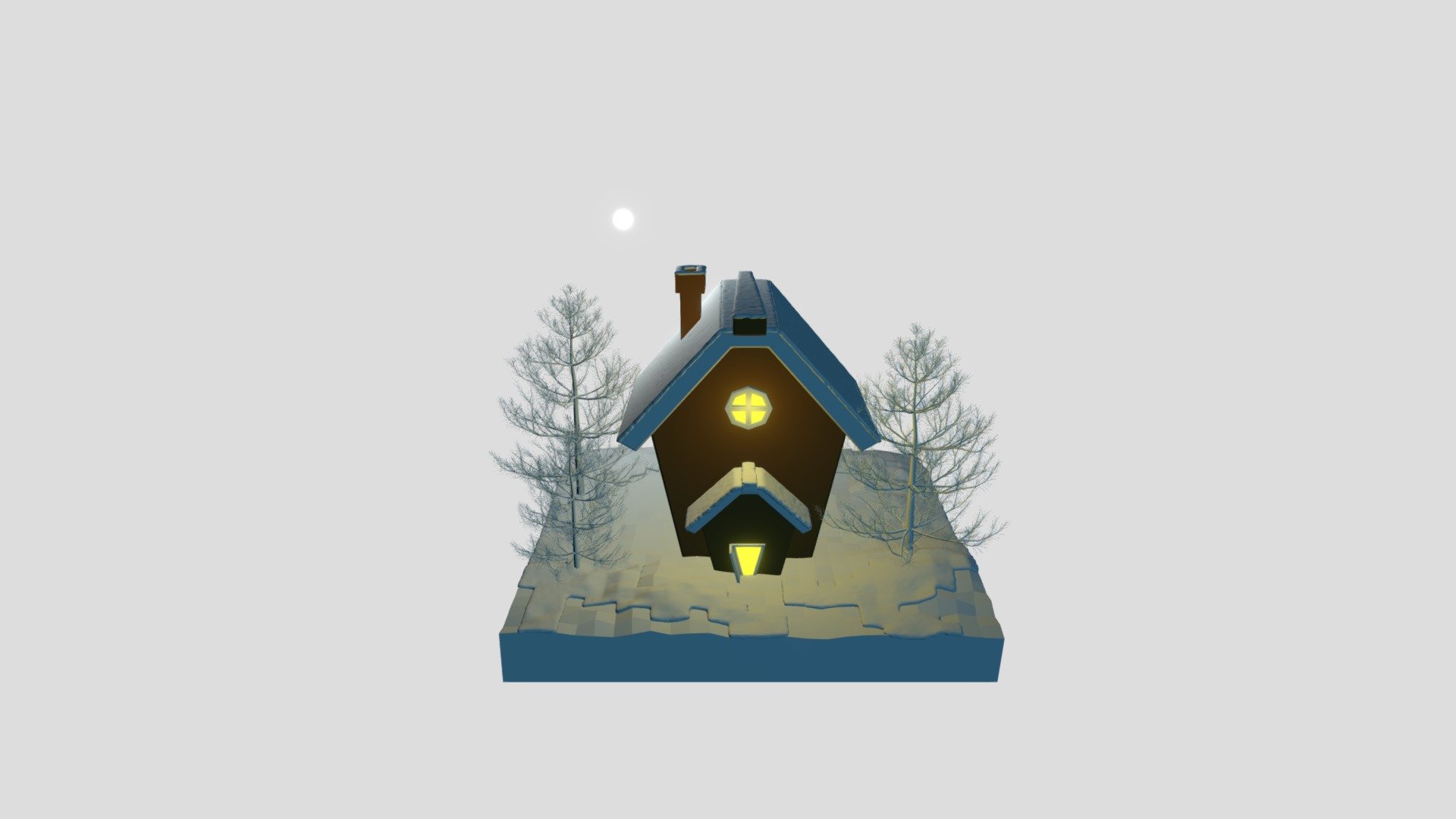 Winter House 3d Model By Jessf13 Charlien23 [4495f82] Sketchfab