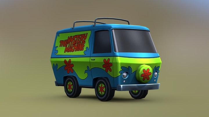 the Mystery Machine scooby doo van