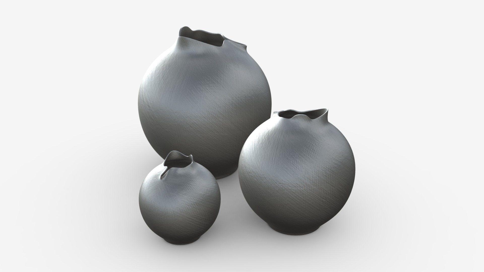 3D model Modern vases - This is a 3D model of the Modern vases. The 3D model is about a group of pears.
