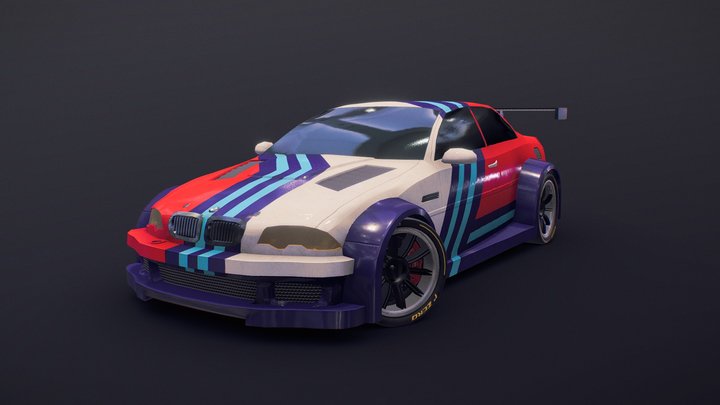 M3 GTR 3D Model