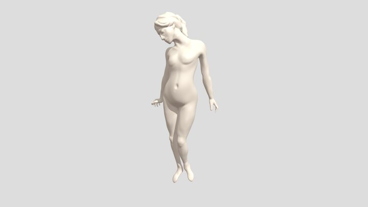 Female Statue (High Definition) 3D Model