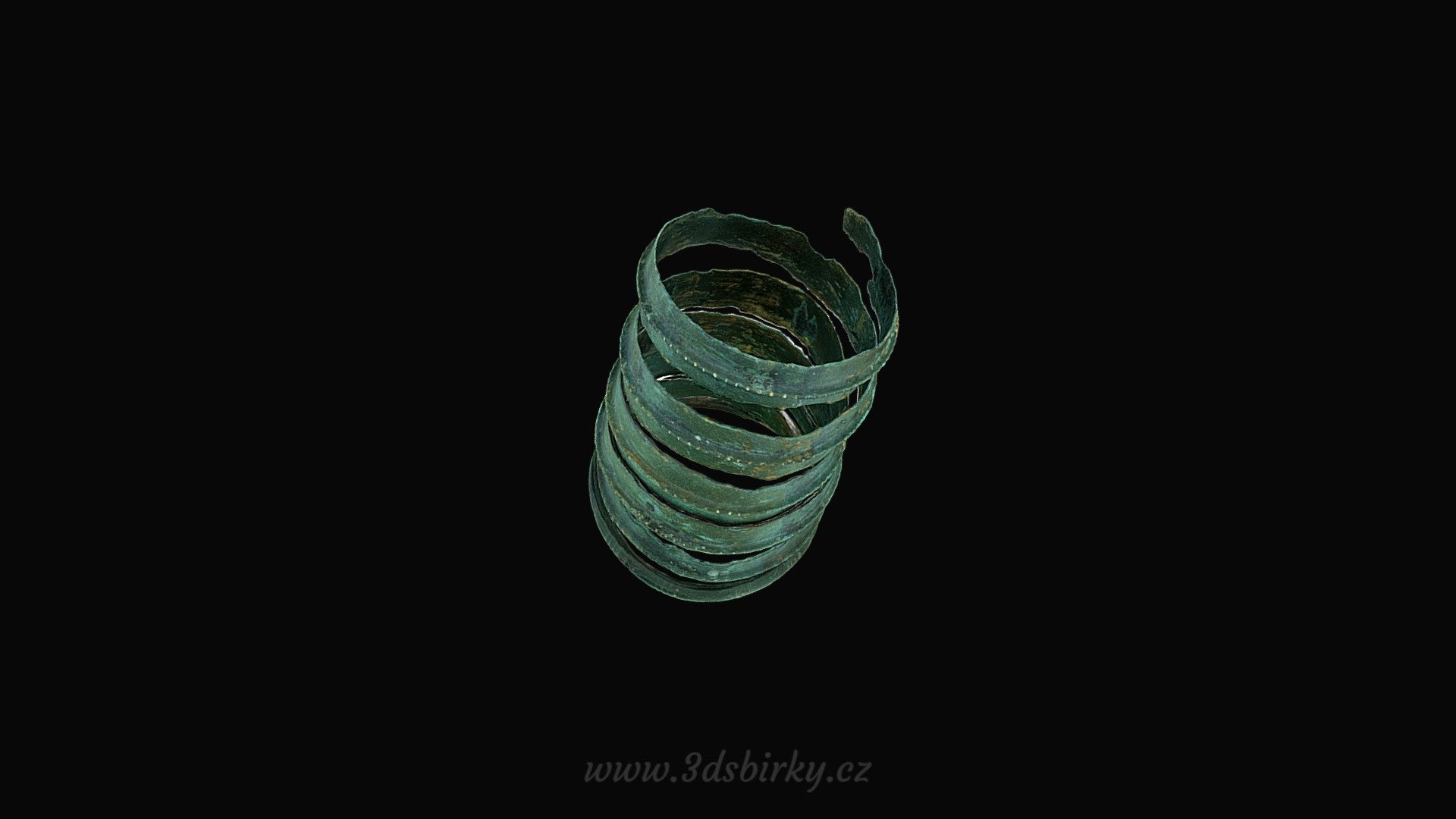 Spirálový nápažník - část 2 — Sketchfab embed 3D viewer
