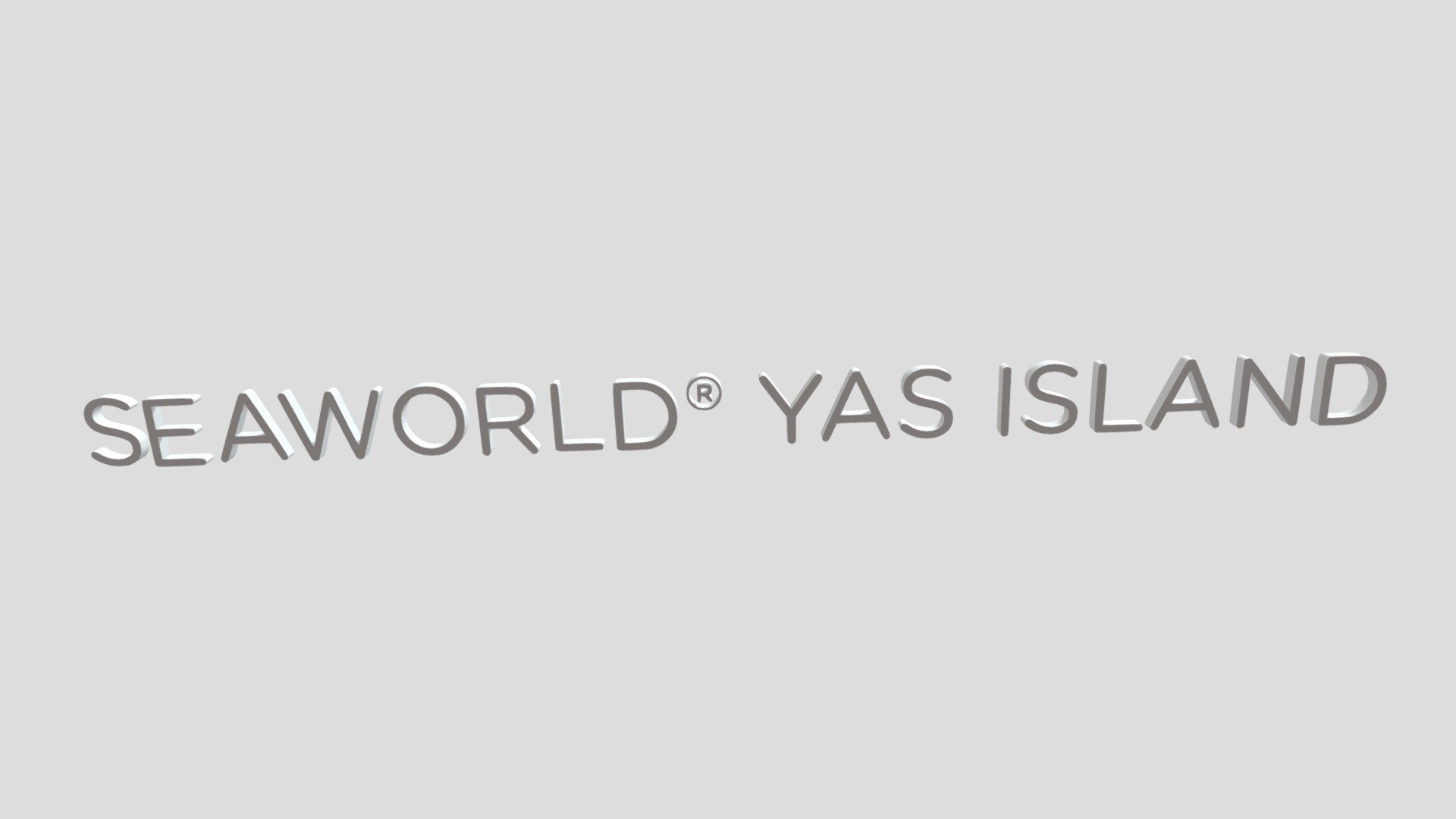 Seaworld logo white - Download Free 3D model by nicmitham [44987d5 ...