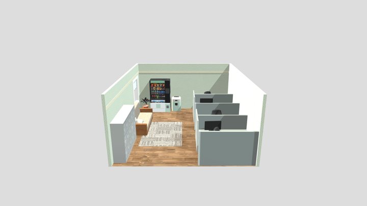 Office_ Texture 3D Model