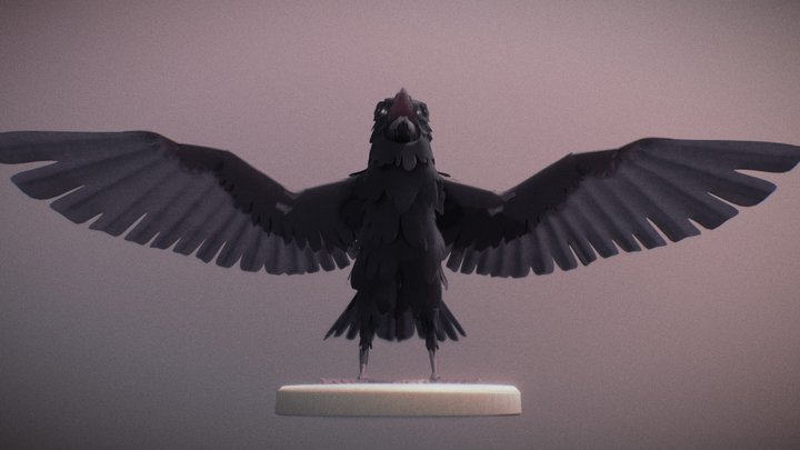 WIP: Hairy Hill - Raven - Ver.01 3D Model