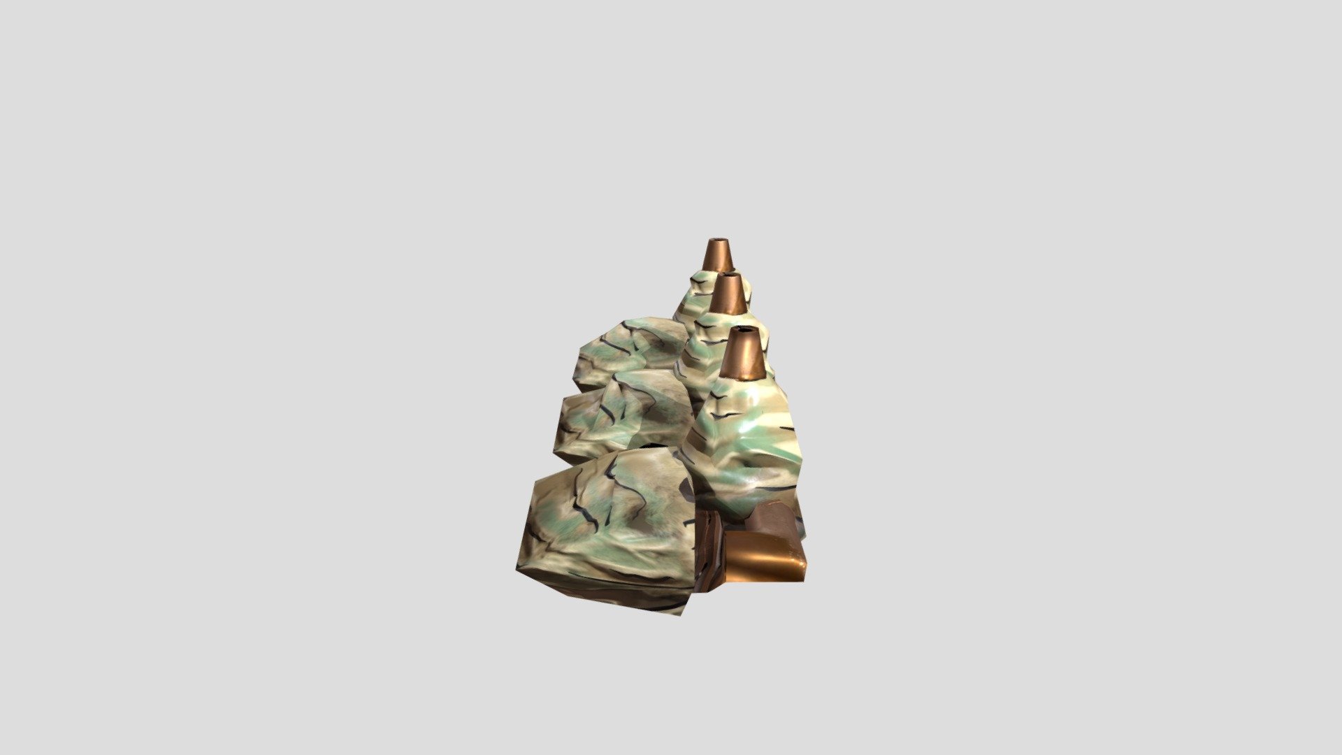 Steampunk Rock - 3D model by your_magesty [4499547] - Sketchfab