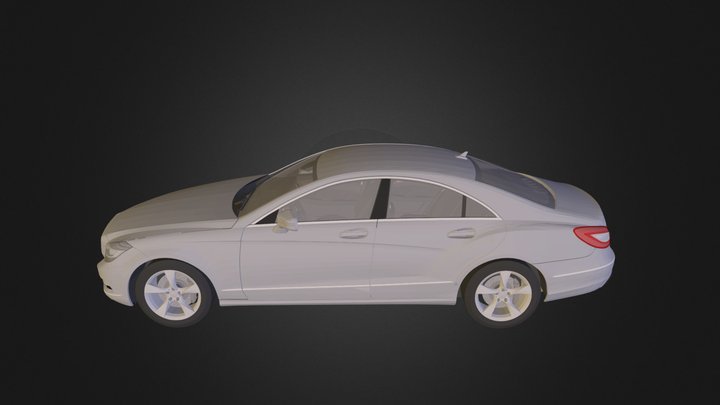Mercedes- Benz C L S 350 C D I W218 2012 3D Model