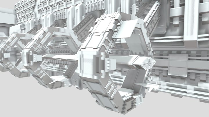 Sci Fi 3D Model