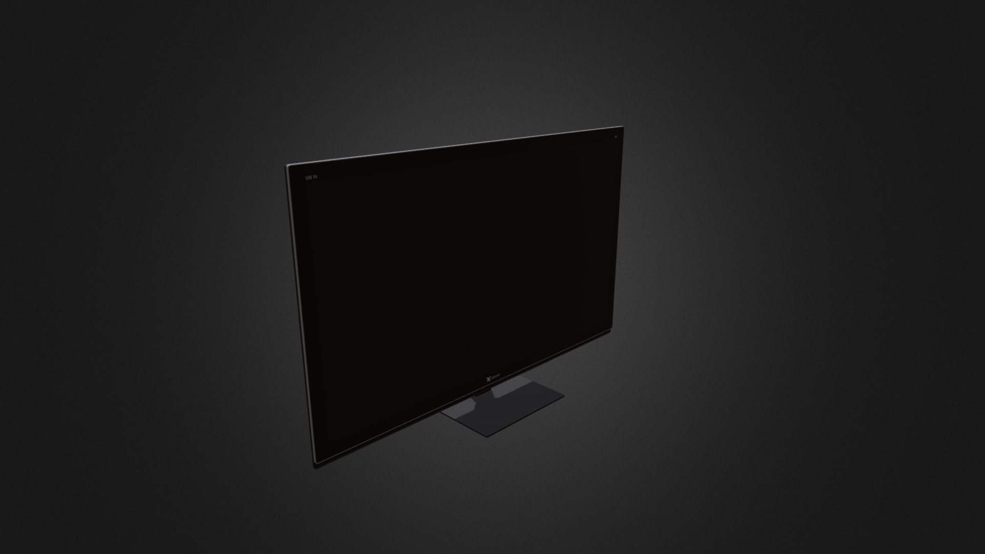 3D model CGAxis LCD Monitor - This is a 3D model of the CGAxis LCD Monitor. The 3D model is about a tablet with a blank screen.