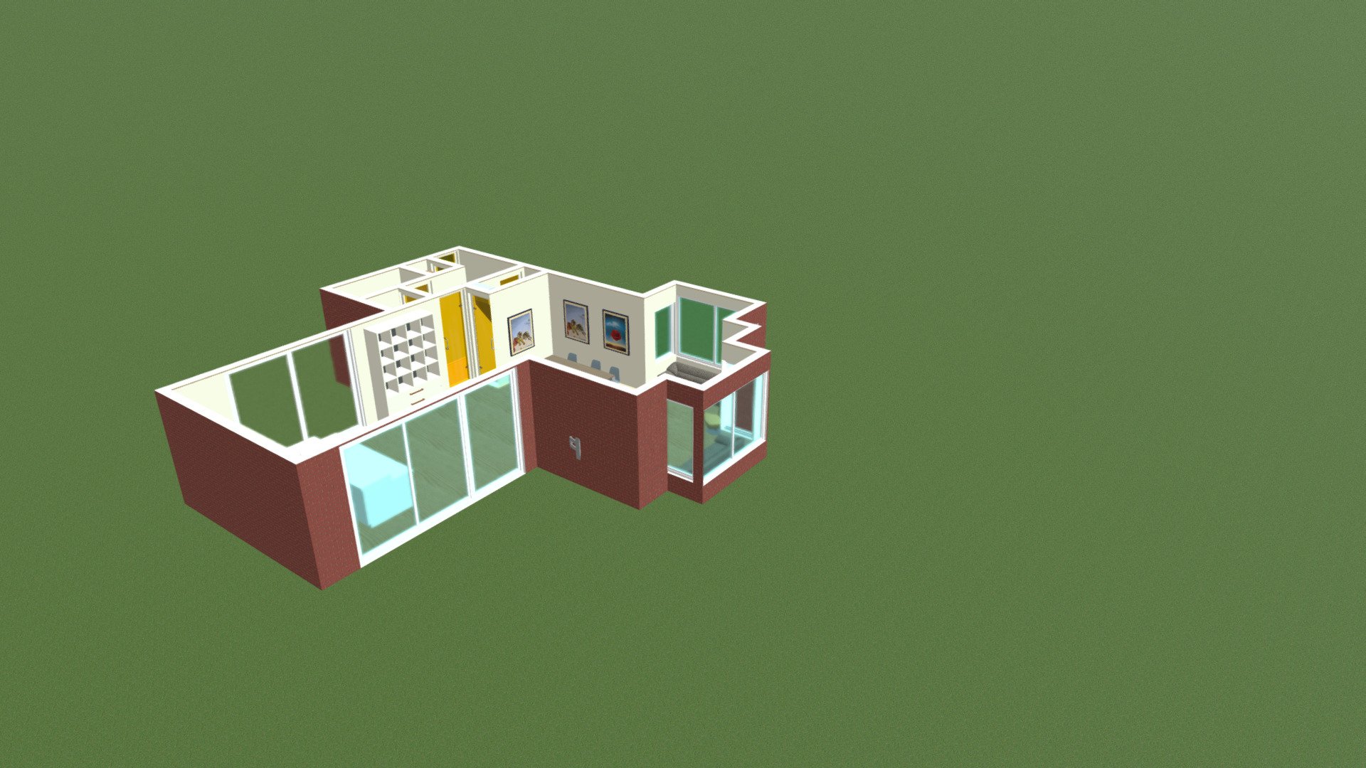 Huis ontwerp - 3D model by hotekern [449b935] - Sketchfab