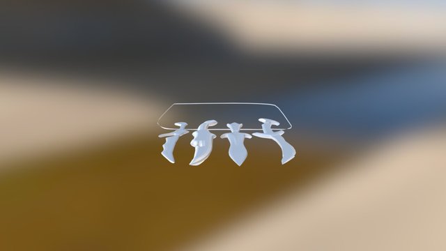 Dagger Necklace 3D Model