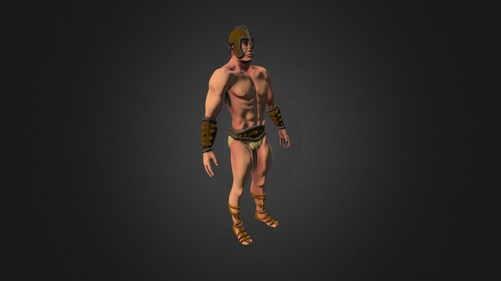 Figura Gladiador 3D Model