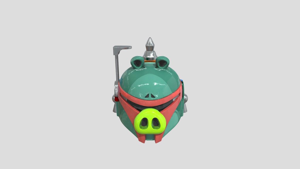 Angry Birds Star Wars Boba Fett Pig