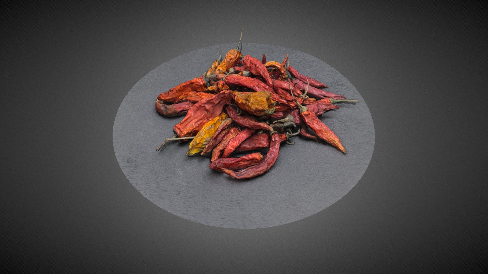 Red Chillies - 3d Scan