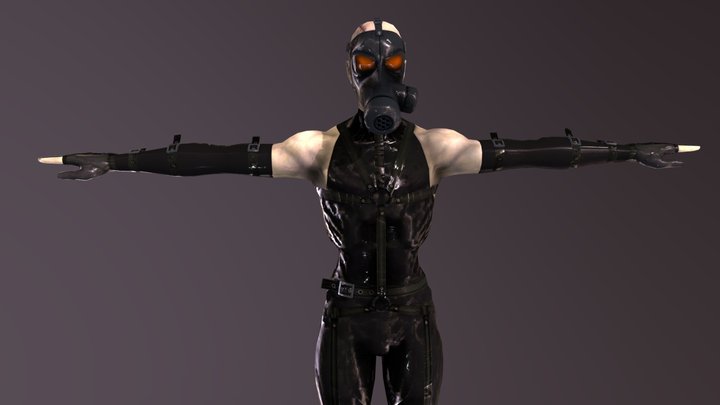 Metal Gear Solid    Psycho Mantis 3D Model
