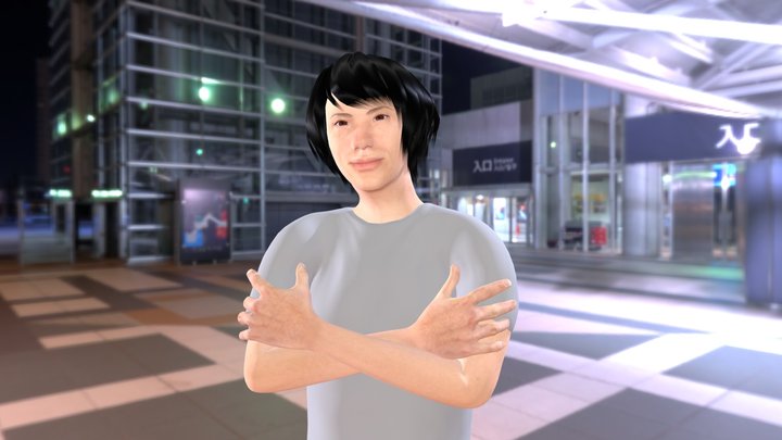 勝洋 (Katsuhiro) 2 3D Model