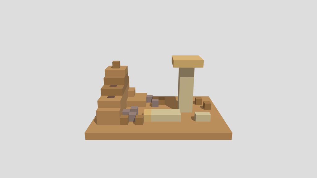 Desert Ruin - Voxel 32x32