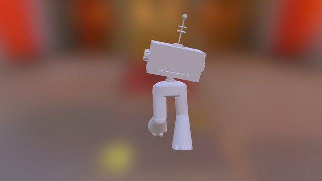 Exquisite Corpse Low Poly 3D Model