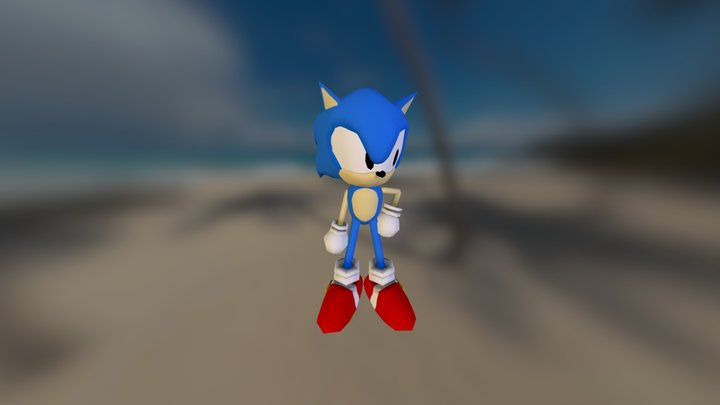 Sonic 3D Model