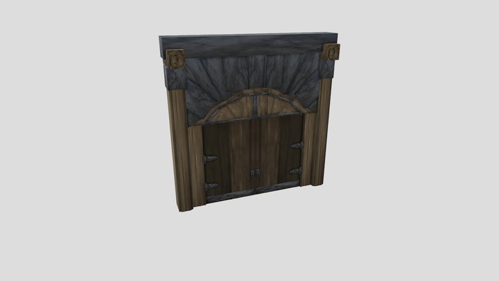 Portao grande/Giant Door 3D Model
