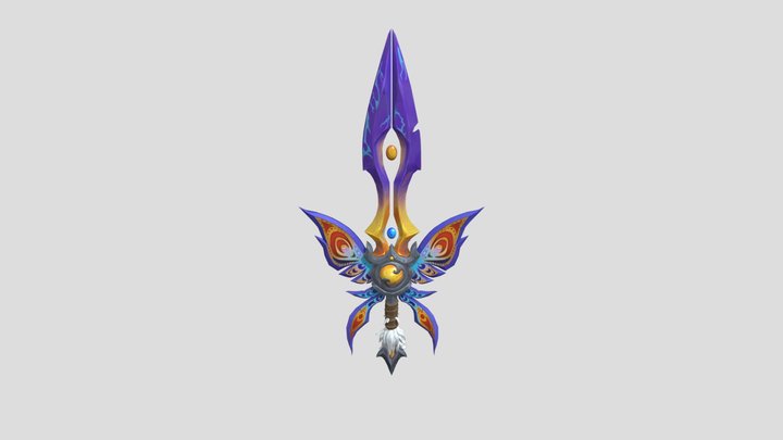 Batterfly Sword 3D Model