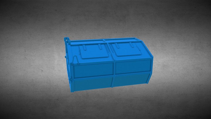 garbage container К-6 3D Model