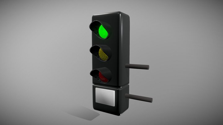 Basic Tunnel Signal 3D Model