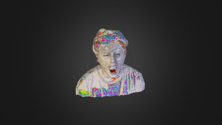 Portrait made with Structure Sensor and itSeez3D 3D Model