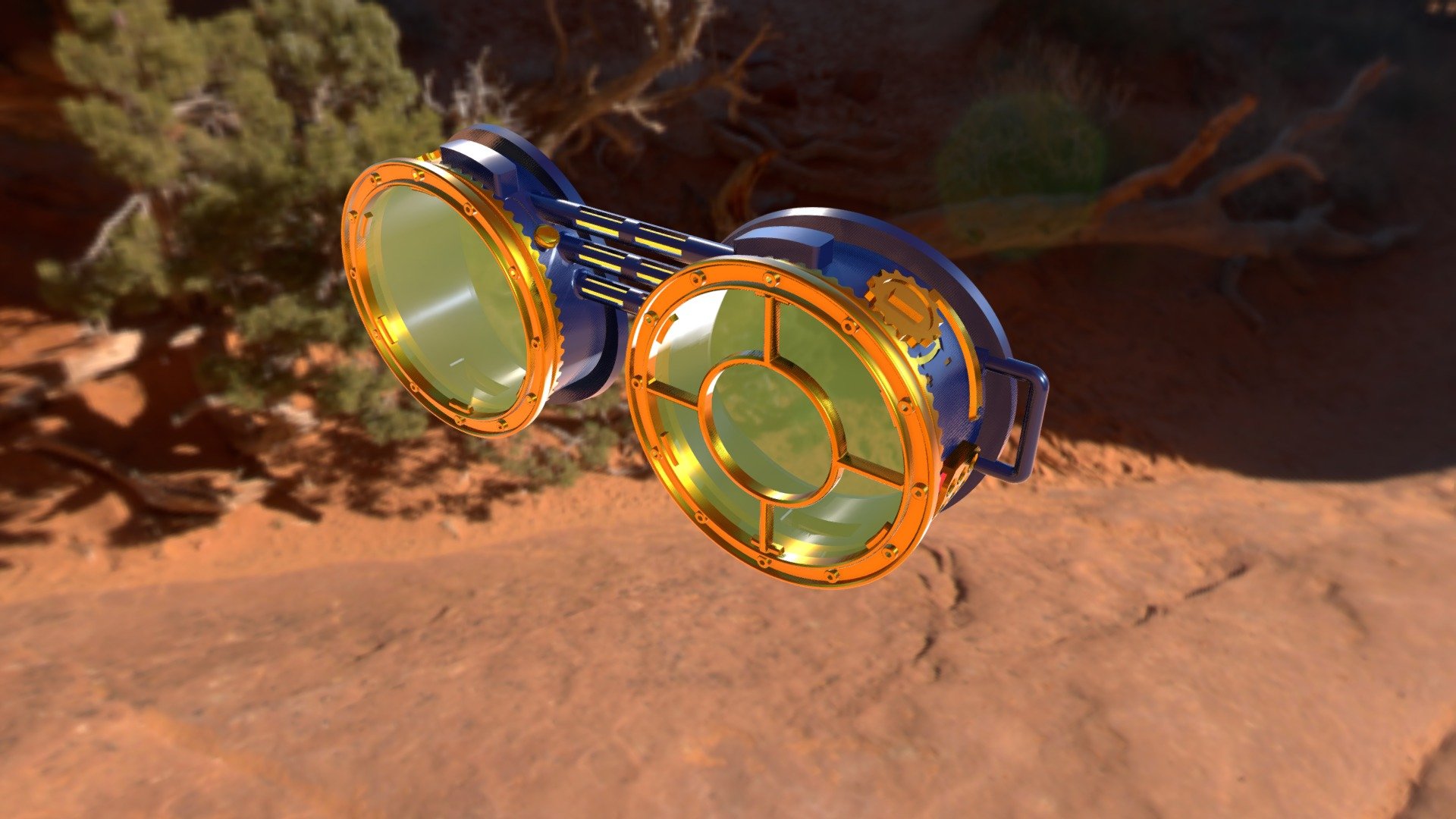 Steampunk glasses / googles