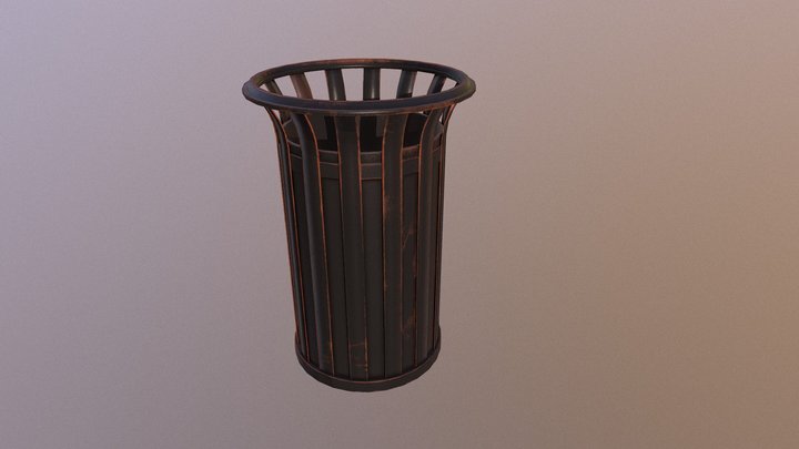 Trash-can 3D Model