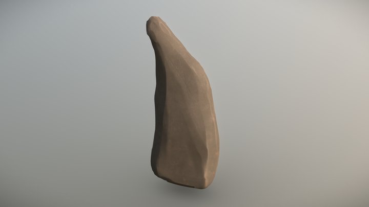 Stylized Rock 3D Model