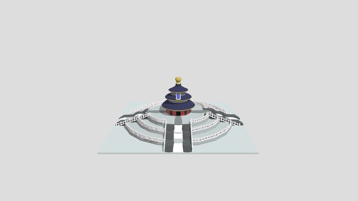 Heaven Temple 3D Model