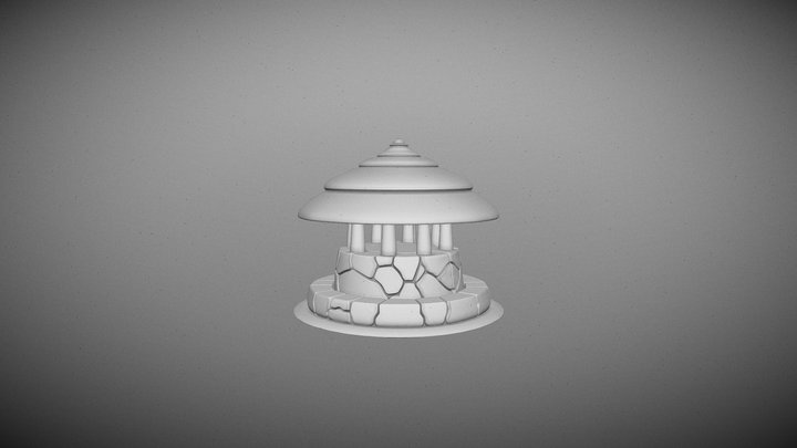Stylized African Village Well_GGH