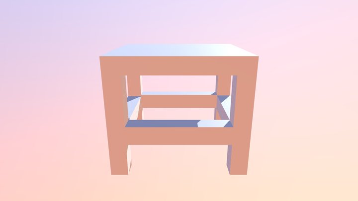 Table Model 3D Model