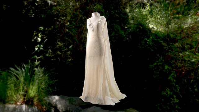 wedding dress 14 3D Model