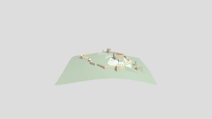 FORTALEZA DE LA MOTA 3D Model