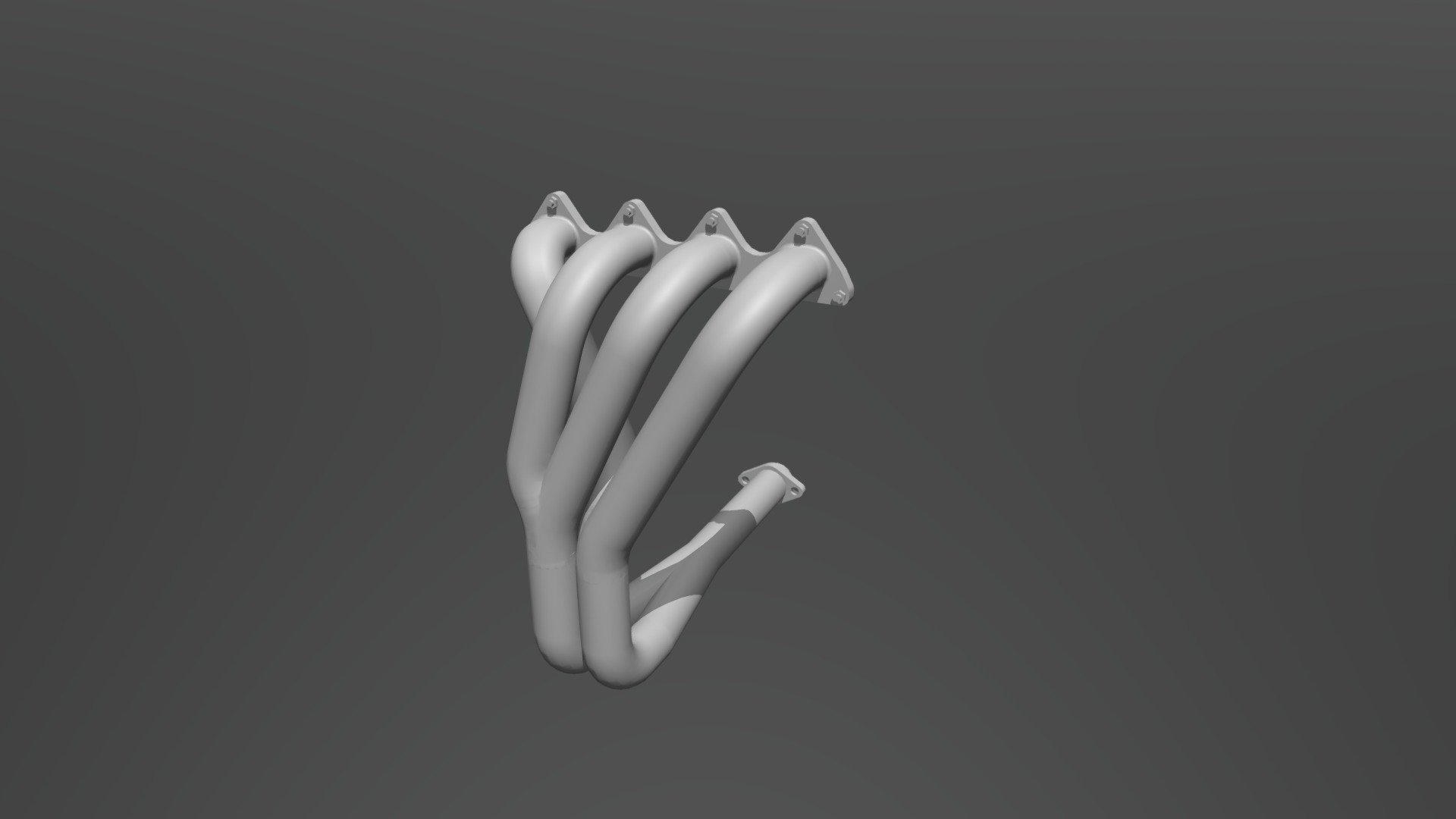 B Series Exhaust Manifold 4 2 1 - Download Free 3D Model By Erfet ...