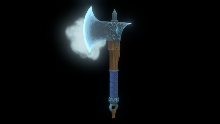 [Student Work] The Frozen Axe 3D Model