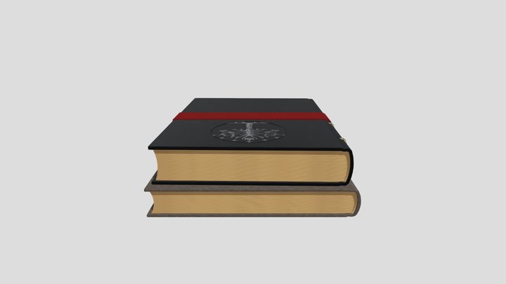 Books 3D Model