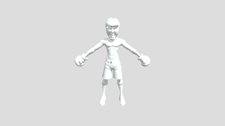 Title Defense Glass Joe 3D Model