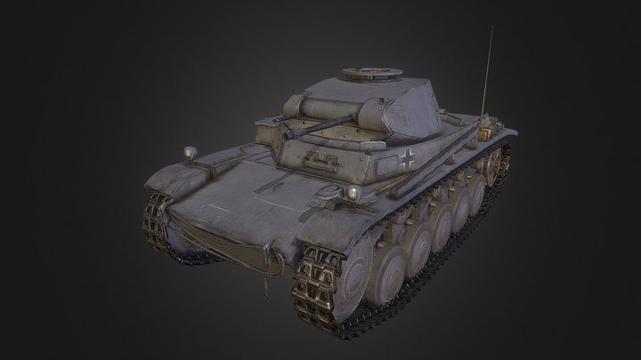 Pzkpfw2C 3D Model