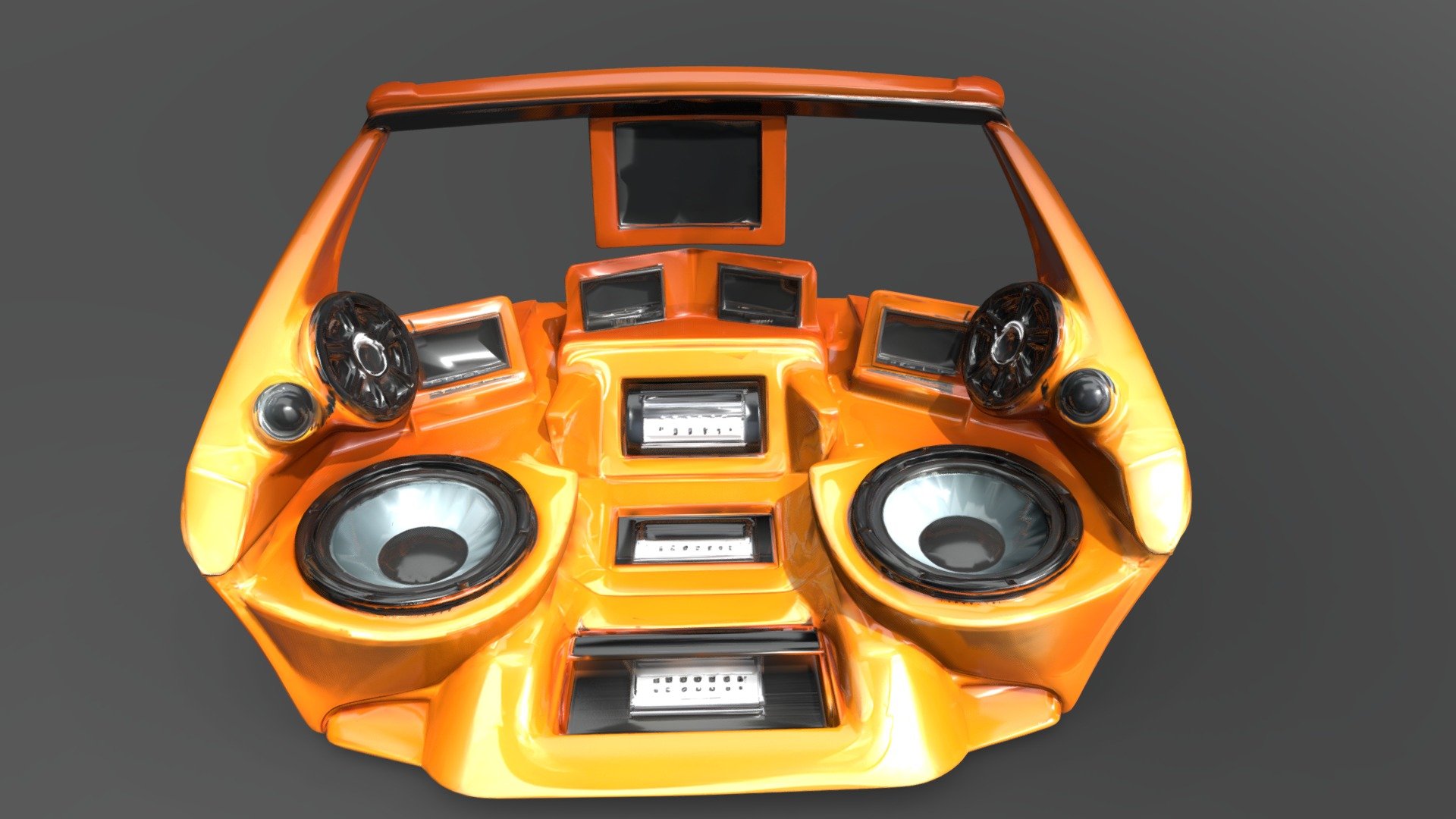 car trunk audio setup (hatchback) - Download Free 3D model by yan555 ...