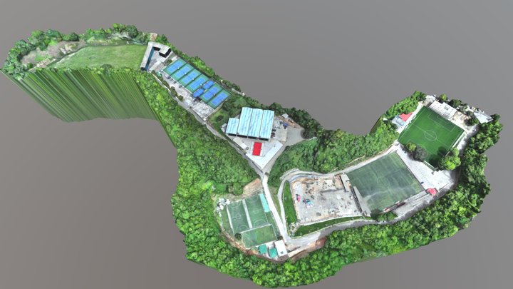 Complejo Deportivo Las Guacamayas - Caracas 3D Model