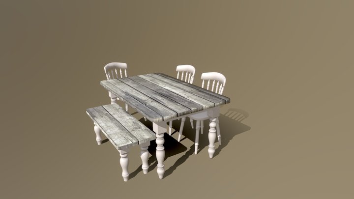 Country Tablegroup 3D Model