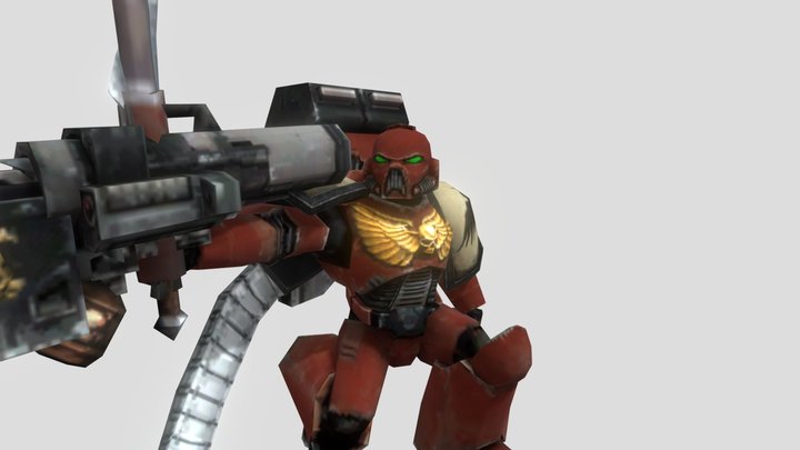 Space Marine 3D Model