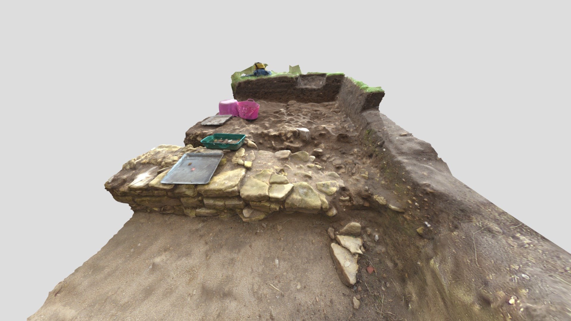 Ancaster east trench north end 29th August 2020
